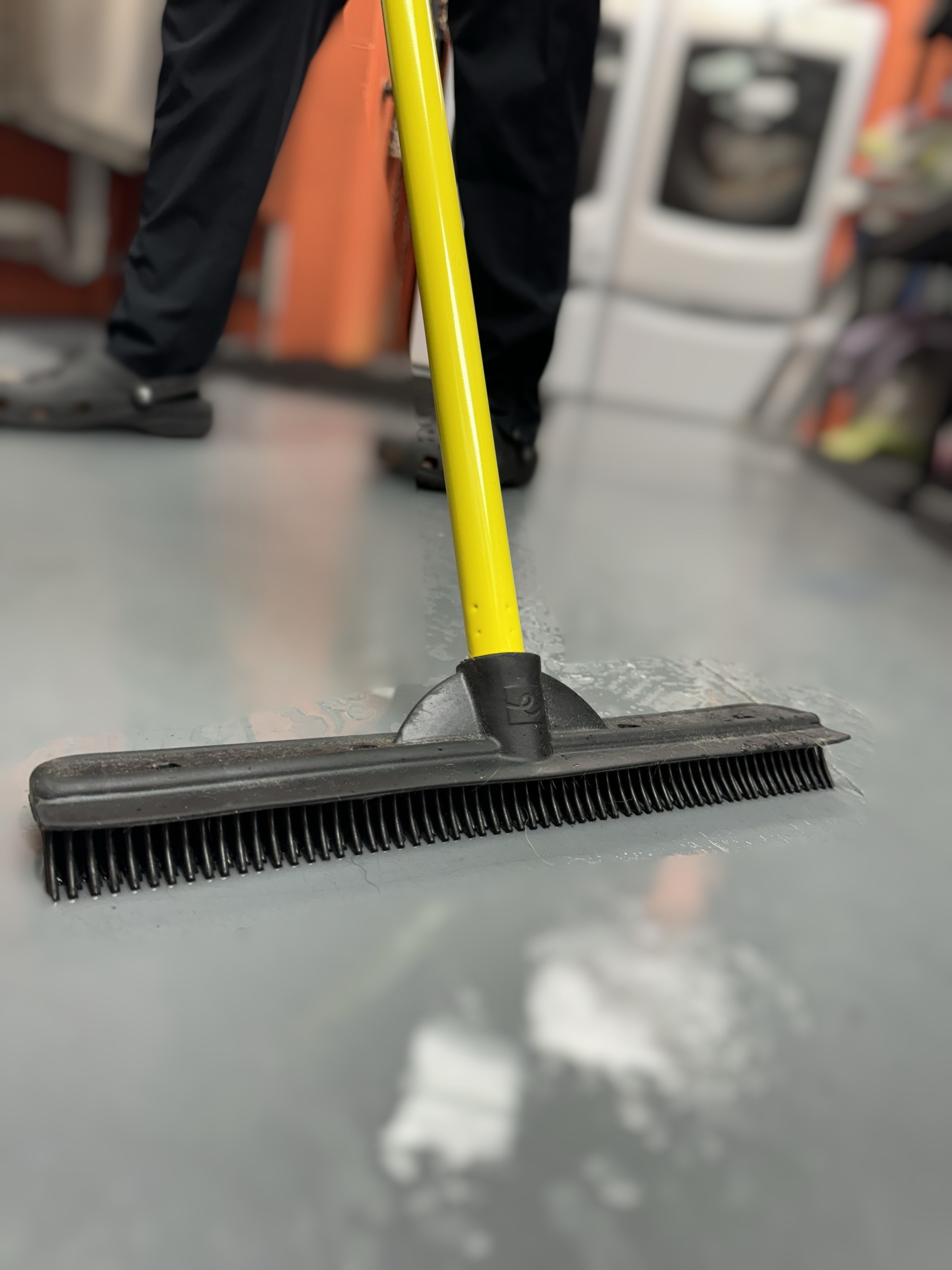 Sweeping with the Furemover Broom 